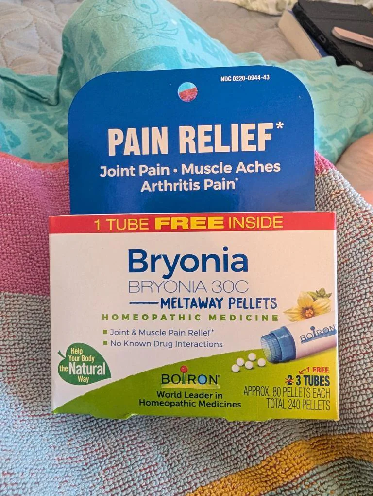 Boiron Bryonia 30C meltaway pellets three-tube package
