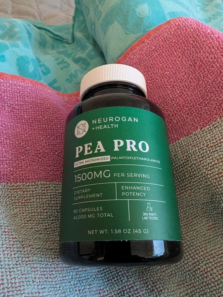 Neurogan Health PEA Pro 1500 mg dietary supplement bottle